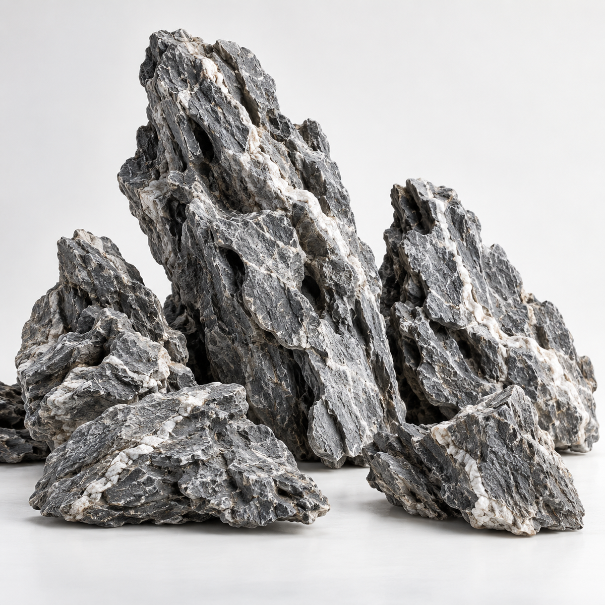 Kit Seiryu Rock Mini Landscape – 9 pierres pour aquarium 60 L