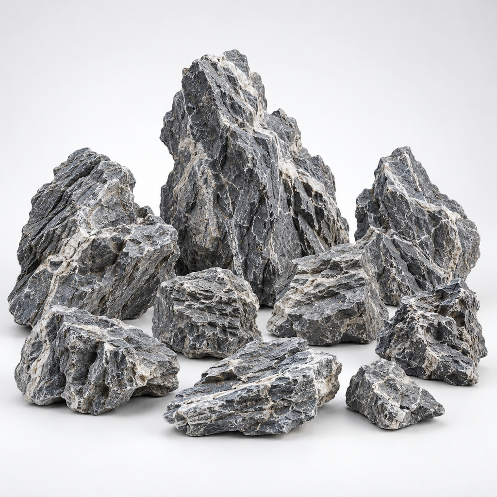 Kit Seiryu Rock Mini Landscape – 9 pierres pour aquarium 60 L