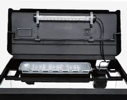 Aquarium AA BASIC 50+ Noir – 50 L avec LED et filtration